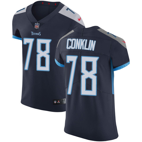 Nike Titans #78 Jack Conklin Navy Blue Alternate Men's Stitched NFL Vapor Untouchable Elite Jersey